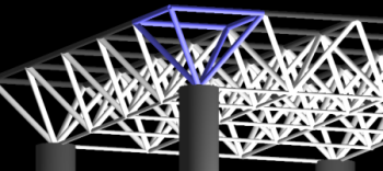 spaceframe exsample, roof