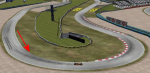 Decreasing radius (Magny-Cours 180 Degrees)