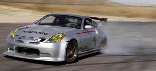 drifting Nissan