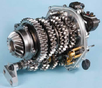 Formula 1 gearbox gear cassette