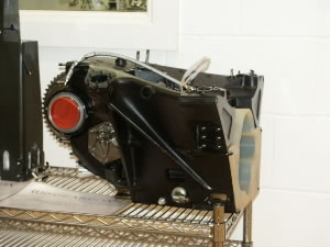 Hybrid gearbox housing