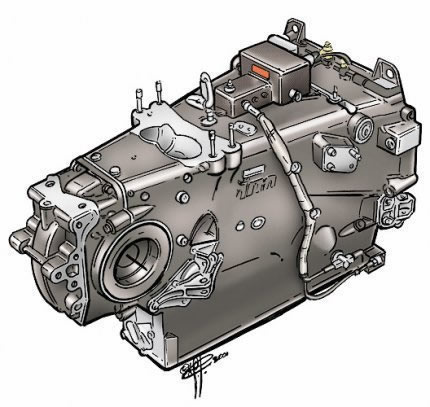 magnesium housing for gearbox