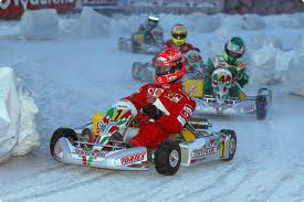 Kart ice racing