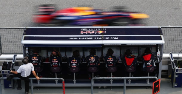 RedBull Racing pitwall