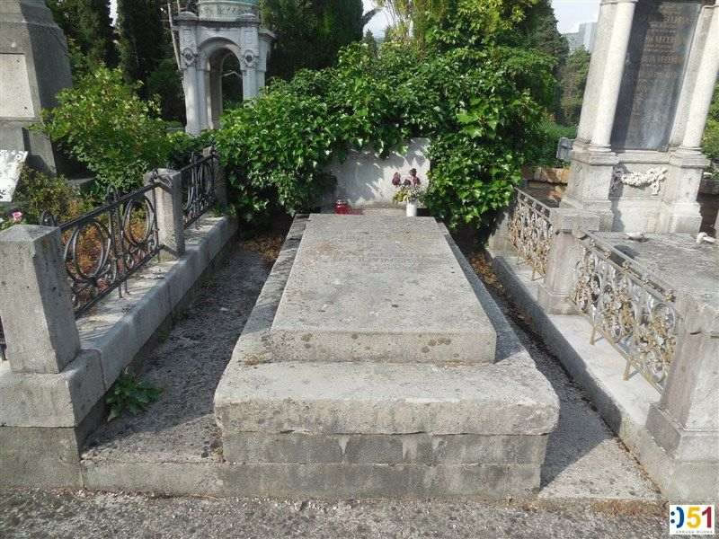 Nikola Badovinac pl. Badovinski, grob na Trsatu