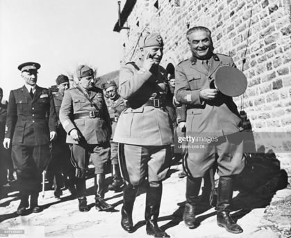 general Gastone Gambara sa Benitom Mussolinijem