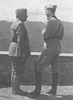 General Gastone Gambara sa Umbertom od Savoie