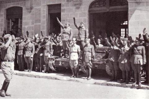 General Gastone Gambara u Alicanteu 4. 4. 1939.