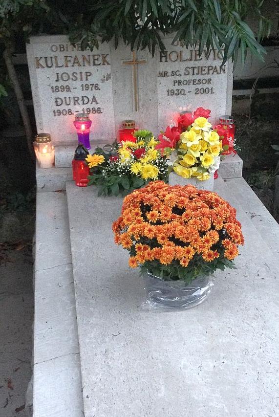 Josip Kufanek, grob na Trsatu