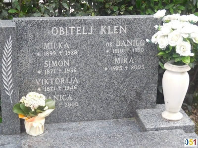 Danilo Klen, grob na Trsatu