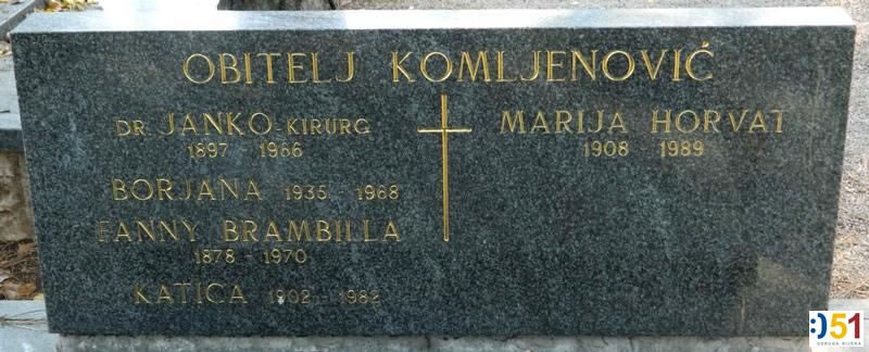 Janko Tomljanović, grob na Trsatu