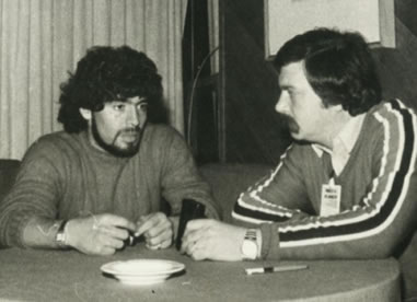 Orlando Rivetti i Armando Maradona