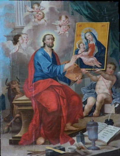 Anton Vlatković, Sv. Luka slika Bogorodicu