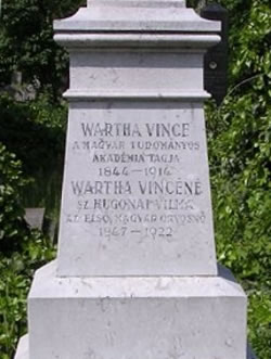 Grob Vince i Vilme Warthe u Budimpešti