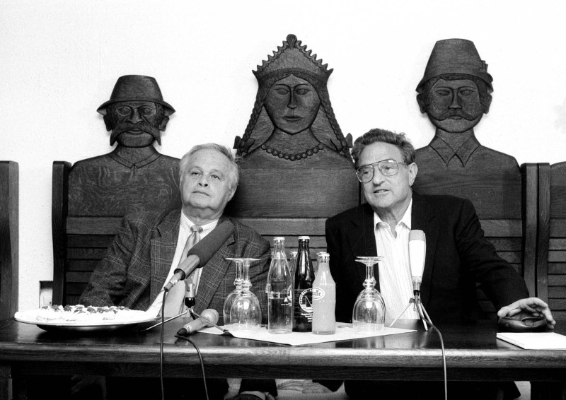 Miklos Vasarhelyi i Georg Soros