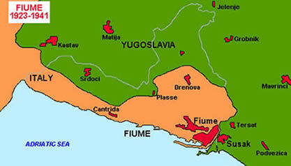Riječka država (Stato Libero di Fiume - Free state of Fiume)