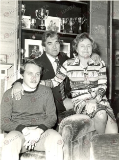 Gianni Cucelli sa obitelji 1975.