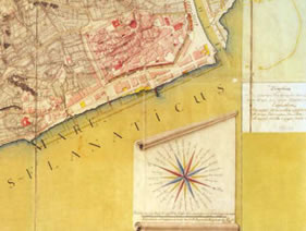 Plan grada i luke Rijeka (von Benko), 1776. (Živa baština)