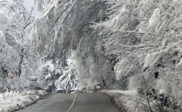 Ledena kiša u Gorskom Kotaru