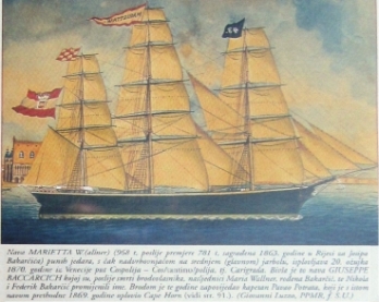 Marietta W. bivša nava Giuseppe Baccarcich