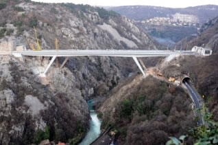 Most preko Rječine na riječkoj zaobilaznici