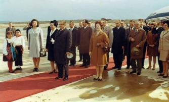 Tito na otvorenju aerodroma Rijeka