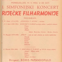 Prvi koncert riječke filharmonije