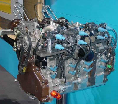 wankel Mazda four rotor LeMans race motor