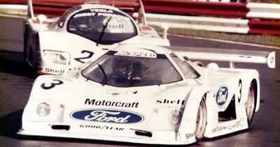 Desire Wilson in Ford Werke with codriver Jonathan Palmerduring Brands Hatch race, finished 4th in race