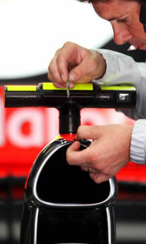 F1 car scoop, McLaren