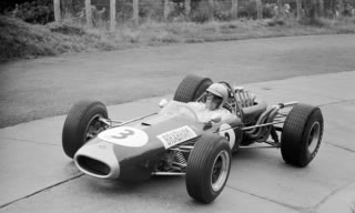 Brabham racing at Nurburgring 1966