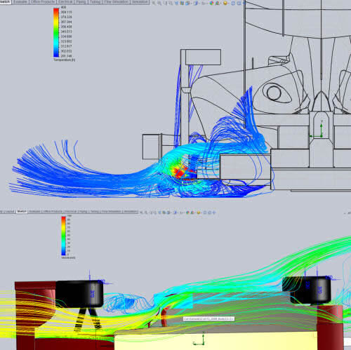 Renault CFD simulations