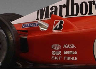 Ferrari f2002 exhoust