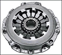 Clutch cover pressure plate