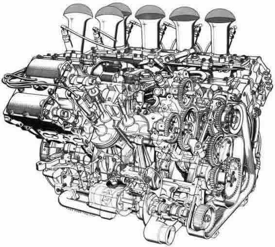 Coswortk DFV V8 internals