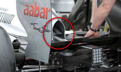 Mercedes DDRS air path entering engine bay