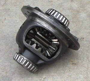 Open slip differential in road car
