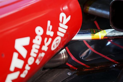 Blown diffuser on Ferrari