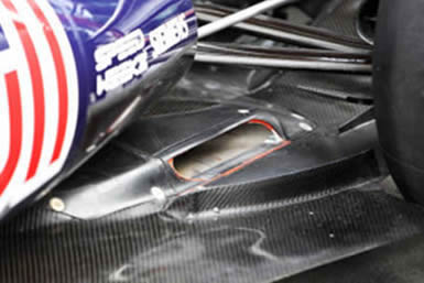 RedBull blown diffuser at begining of 2011