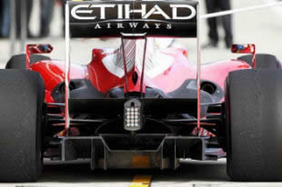 diffuser on Ferrari f10 - 2010