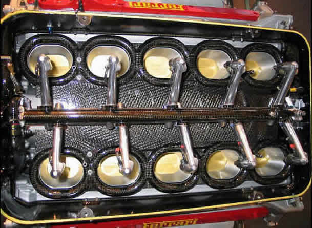 Ferrari V10, injectors