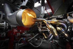 F1 engine on dyno