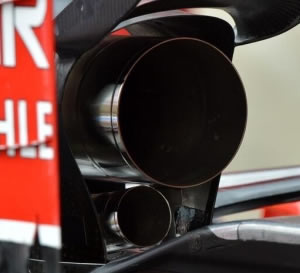 Ferrari wastegate exhaust