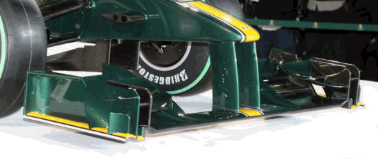 Lotus front wing 2010