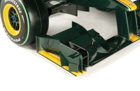 Lotus front wing 2010