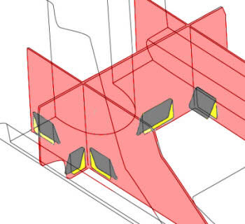 Fuel cell interior