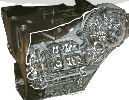 gearbox f1 Ferrar 2000