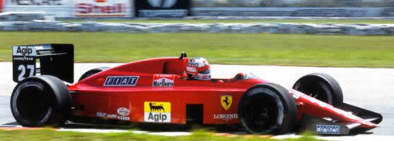 Ferrari 640 with Mansel driving