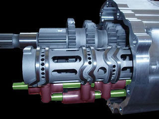 Selector drum of an modern sequential gearbox