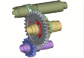 Animation of sequential gearbox